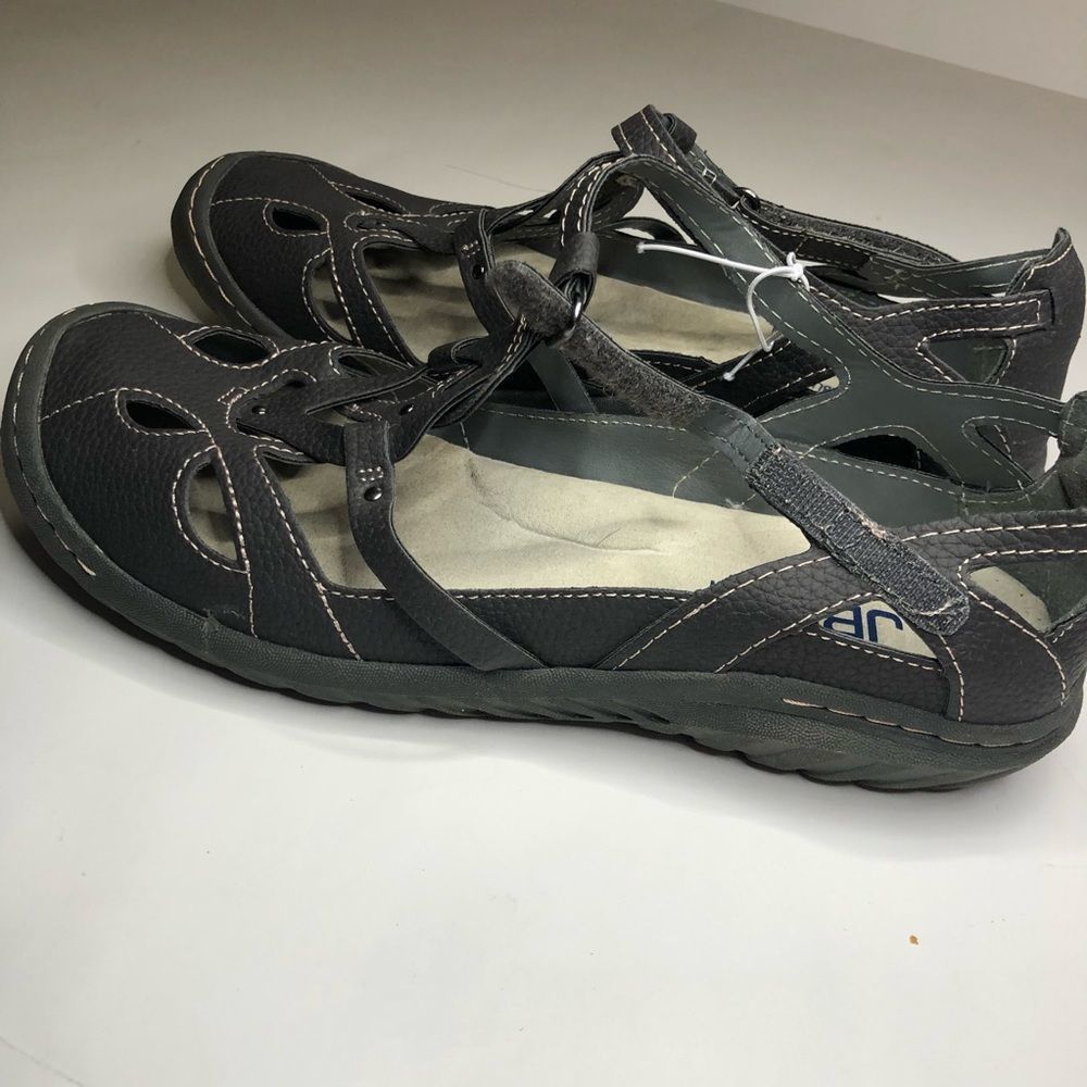 Jambu Memory Foam Size 8 M Sandal Gray Sydney - Picture 4 of 7